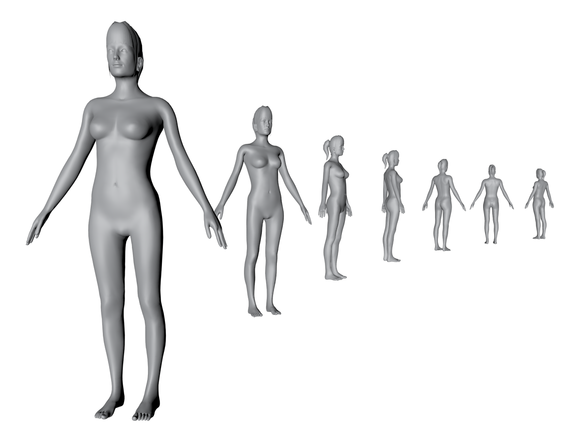 3D body scan female