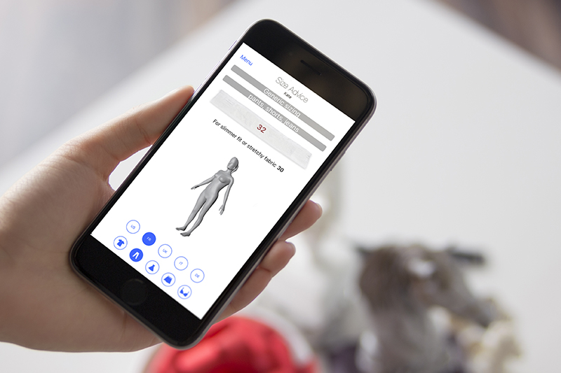 Nettelo Free 3D body scan app - Size & fit advice